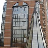 Алюминиевые окна в светопрозрачном фасаде на ул. Старонаводницкая, г. Киев